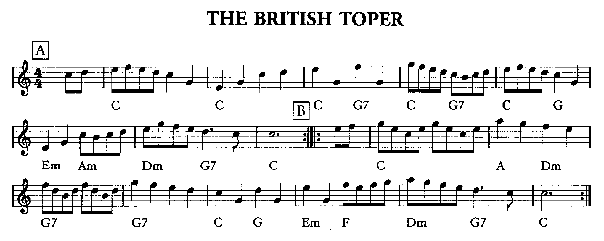 British Toper, The (music)